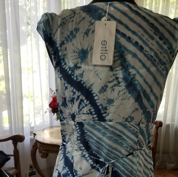Silk dress made in Italy - Picture 2 of 2